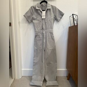 Zara Gray Utility Jumpsuit